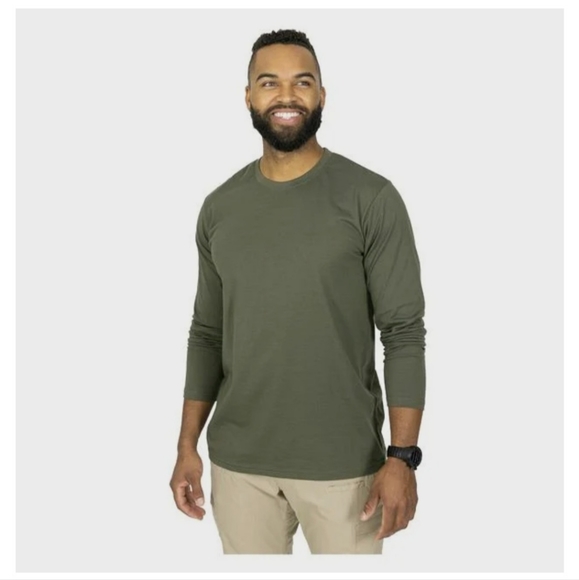 Men's Mission Made Long Sleeve Crew Neck T-Shirts (4 Pack) - Picture 1 of 6